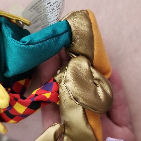 NWT Disneyland Mouseketoys Jester Goofy Beanie Plush - Picture 10 of 10